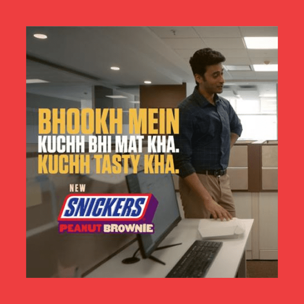When Mindless Eating hits only Snickers Peanut Brownie Truly Satisfies