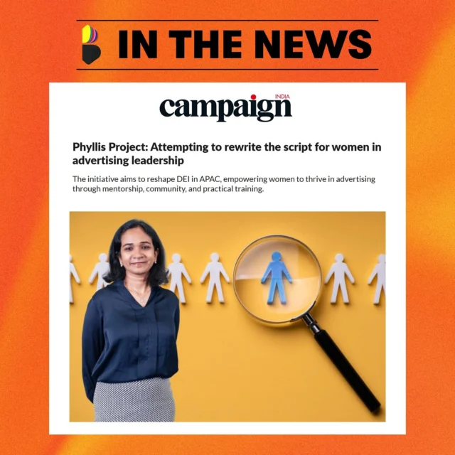 Inspired by the legacy of Phyllis Robinson, DDB’s first creative copy chief, the Phyllis Project is empowering women to break barriers and lead the industry.

Recently, @campaignindiateam spoke to Vanaja Pillai, Head of DEI, DDB Mudra Group, to discuss the significant strides taken by the Phyllis Project in fostering a culture of inclusion in the advertising landscape. The project provides practical training, tailored mentorship, access to industry stalwarts and community support to address the long-standing gender gap in leadership roles.

Other supporters of the project including Roisin Rooney (Global CPO, DDB Worldwide), Nicole Taylor (SVP, The Lego Group), and Toru Jhaveri (Founder, The Stuff of Life) also spoke freely about mentorship, building a community and skill based training taking into account unseen factors in helping women grow in their careers. 

For the full read, click link in bio.

#Diversity #Equity #Inclusion #DEIInitiative #ThePhyllisProject #InclusionAtWorkplace #InclusionInAdvertising