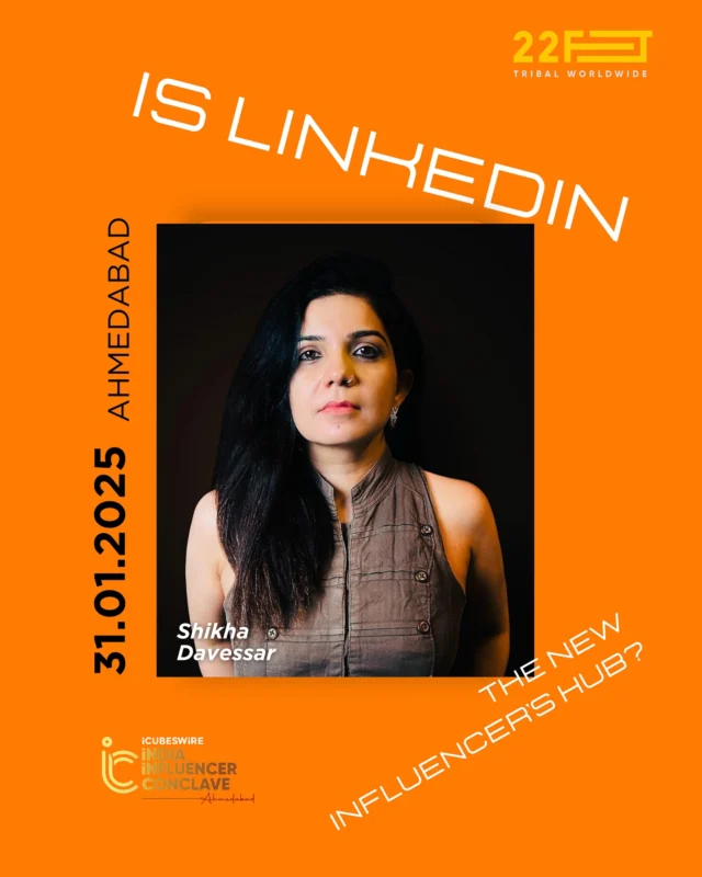 Ready to decode the influencer marketing game? Shikha Davessar, EVP & Business Head at 22feet Tribal Worldwide, will be at the India Influencer Conclave in Ahmedabad, giving you the cheat sheet. 

Register today https://indiainfluencerconclave.com/

#InfluencerMarketing #IndiaInfluencerConclave #iCubesWire #Panelist #MarketingTrends #Event