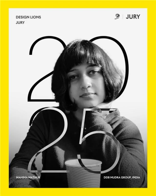 Adding to India’s strong presence at Cannes Lions 2025, Mahima Mathur will be judging the Design Lions. Her presence alongside other esteemed Indian professionals, underscores our belief in the power of emotionally resonant creative work.

#CannesLions2025 #CannesLionsJury2025 #DesignLions #WeAreDDB #TheEmotionalAdvantageAgency #DoesItMoveYou