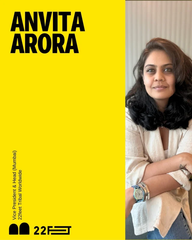We’re thrilled to welcome back two familiar faces to the team at 22feet Tribal Worldwide: Anvita Arora as VP & Head of Mumbai, and Shyam Nair as ECD, bringing over three decades of combined experience in strategy and brand storytelling.

#22feetTribalWorldwide #WeAreDDB #WelcomeToDDB #LeadershipUpdate #NewJoinee